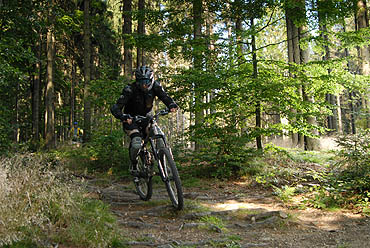 Leichte Radfahrtouren rund um Fichtelberg